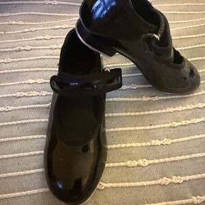 Black Patent Leather Mary Jane Tap Shoes